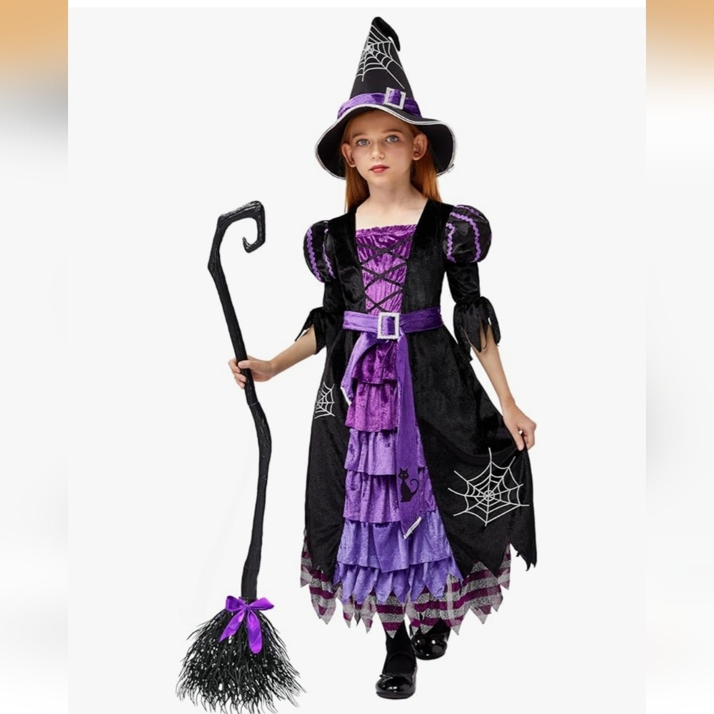 Witch Costume - Size M (8-10 yrs)
